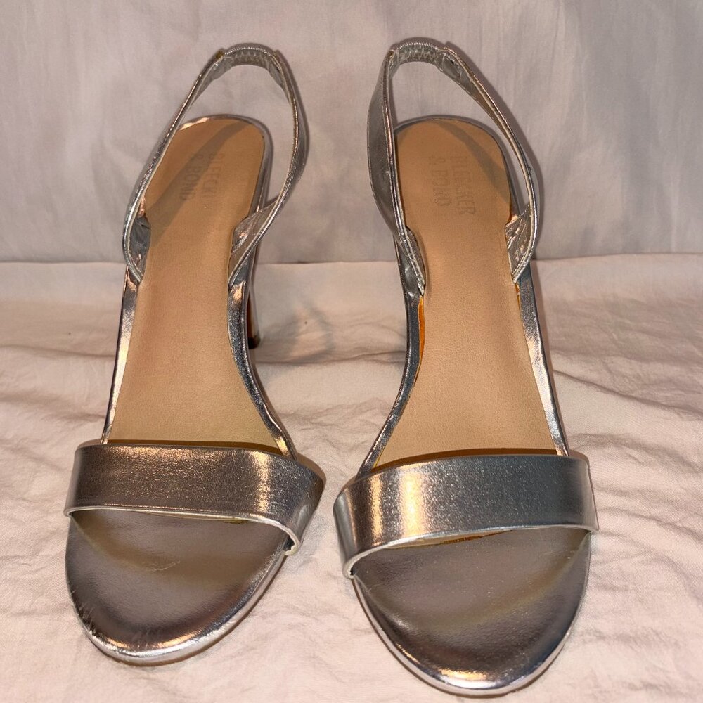 Classic silver heels